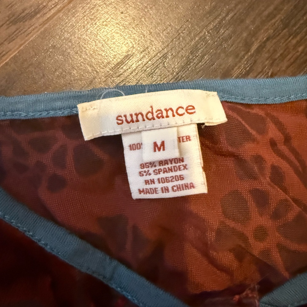 Sundance Floral Velvet Blouse in Rich Brown - Picture 2 of 3